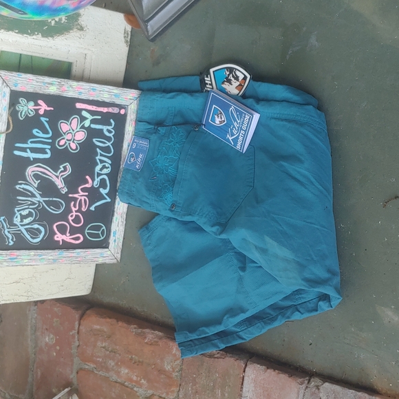 Kuhl Pants - NWT Kuhl hiking dk turquoise Capri